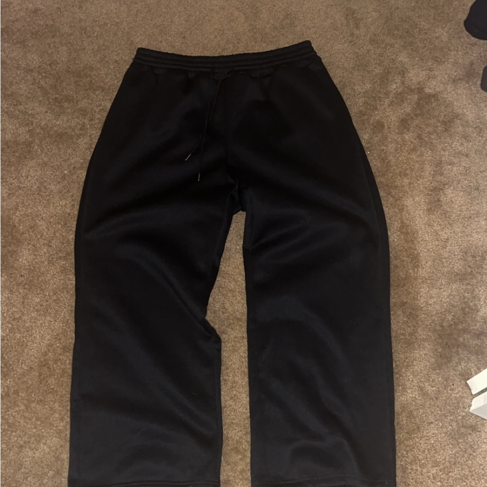 Black Wide-Leg Pants